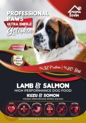 Professional Paws Kuzulu somonlu yetişkin köpek maması ultra enerji