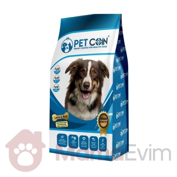 Petcoin Kuzu Etli Yetişkin Köpek Maması